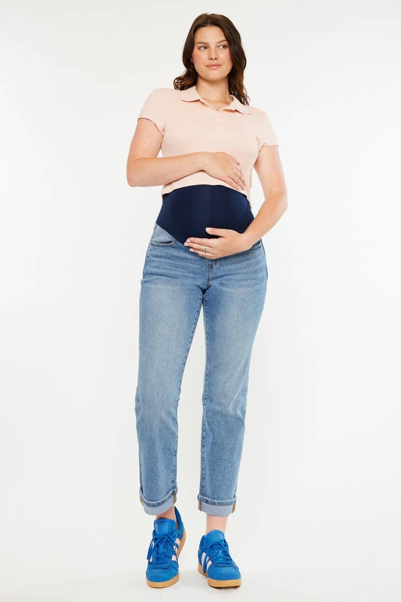 Boyfriend Jeans - Medium Wash