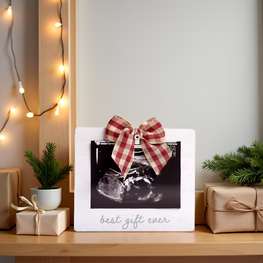 Best Gift Ever Sonogram Holiday Picture Frame
