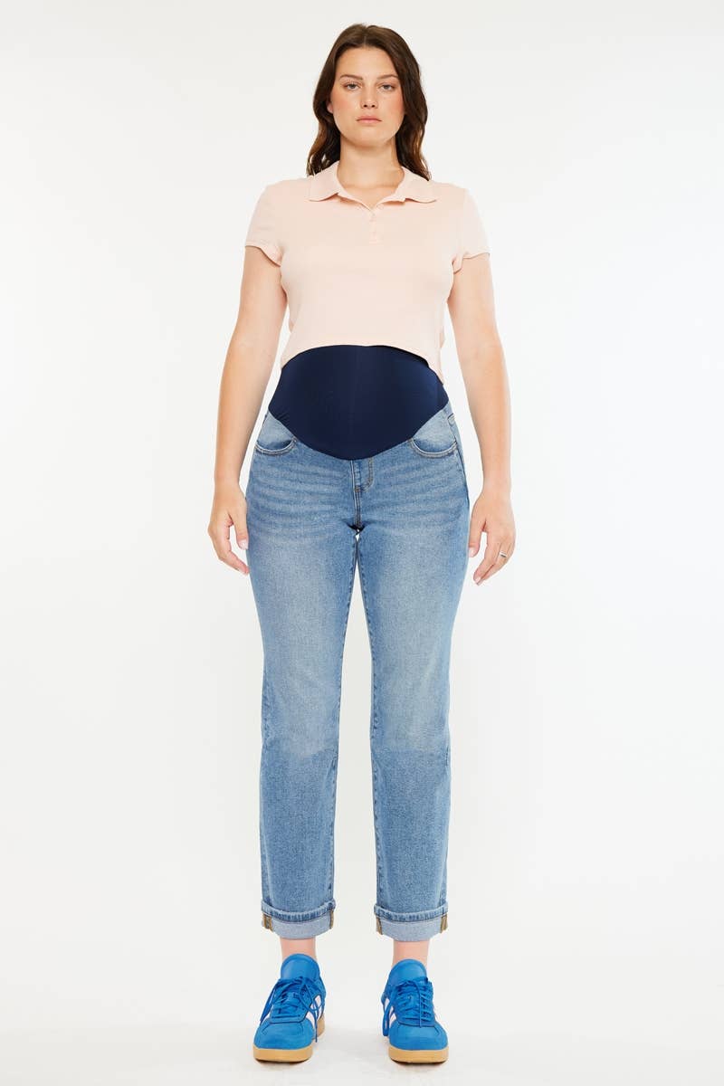 Boyfriend Jeans - Medium Wash