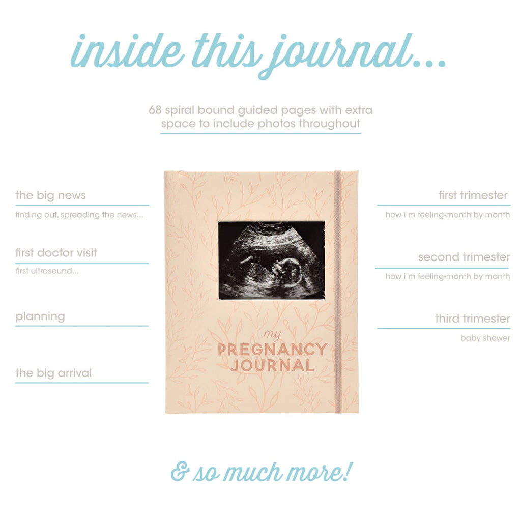 Blush Leaves My Pregnancy Keepsake Journal
