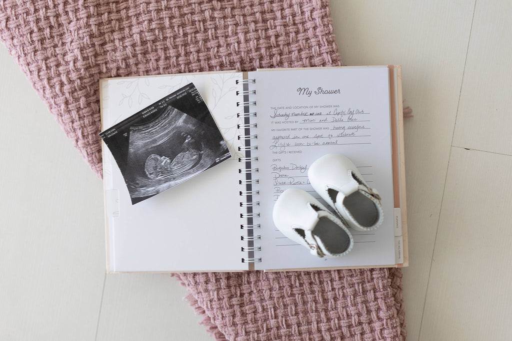 Blush Leaves My Pregnancy Keepsake Journal