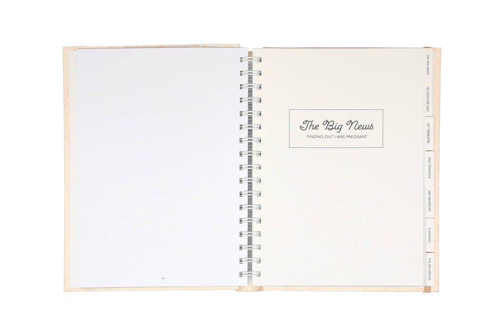 Blush Leaves My Pregnancy Keepsake Journal