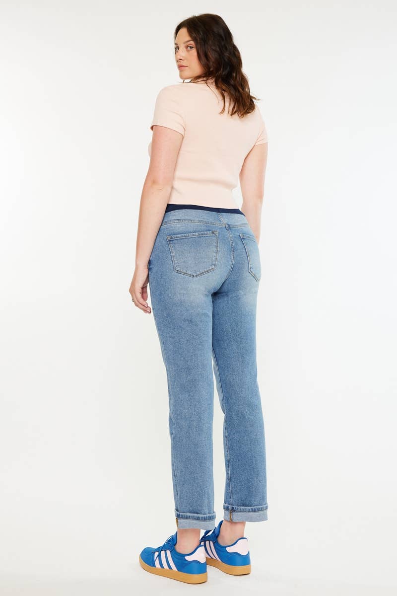 Boyfriend Jeans - Medium Wash
