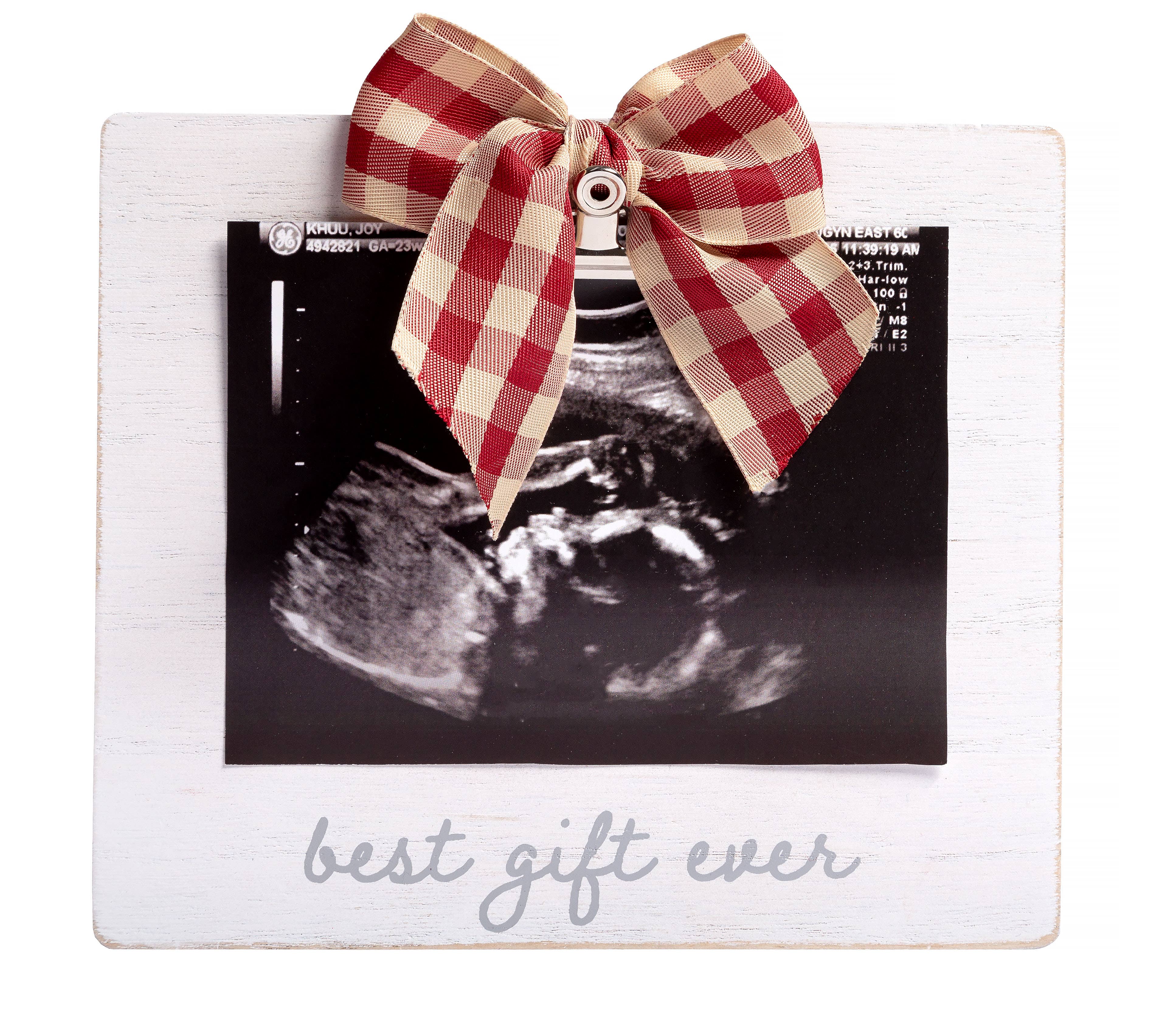 Best Gift Ever Sonogram Holiday Picture Frame