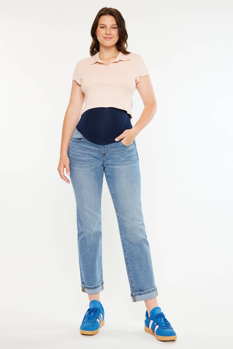 Boyfriend Jeans - Medium Wash