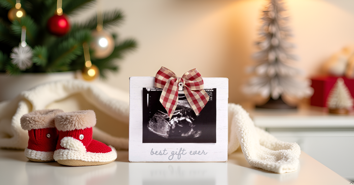 Best Gift Ever Sonogram Holiday Picture Frame