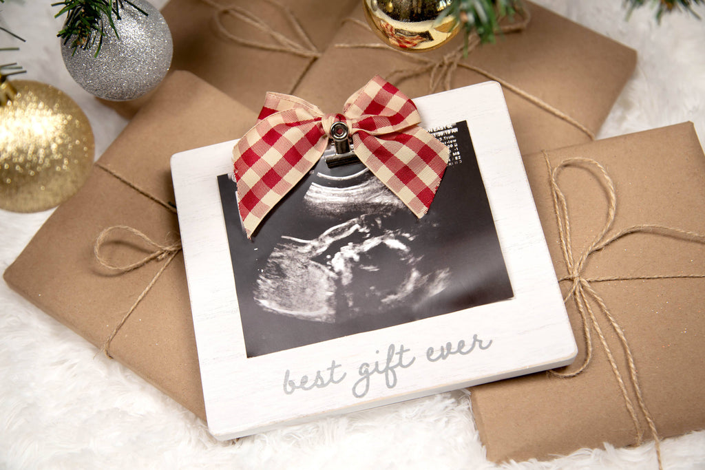 Best Gift Ever Sonogram Holiday Picture Frame